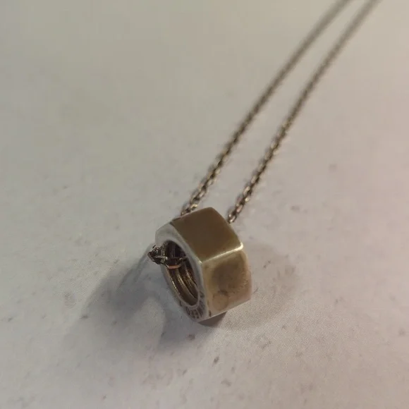 KrisVanAssche Bolt Sterling Silver Pendant and Necklace - Picture 2 of 7